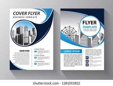 Business abstract vector template. Brochure design, cover modern layout, annual report, poster, flyer in A4 with colorful triangles, geometric shapes for tech, science, market with light background
