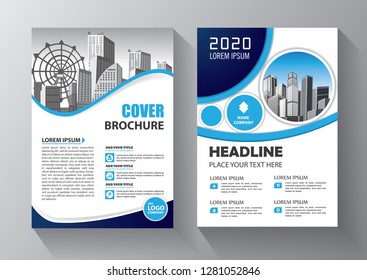 Business abstract vector template. Brochure design, cover modern layout, annual report, poster, flyer in A4 with colorful triangles, geometric shapes for tech, science, market with light background