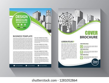 Business abstract vector template. Brochure design, cover modern layout, annual report, poster, flyer in A4 with colorful triangles, geometric shapes for tech, science, market with light background