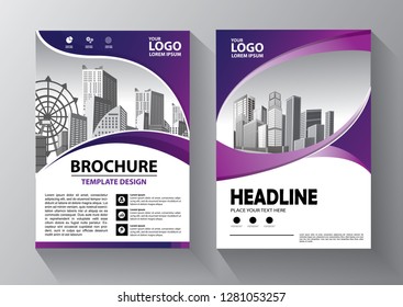 Business abstract vector template. Brochure design, cover modern layout, annual report, poster, flyer in A4 with colorful triangles, geometric shapes for tech, science, market with light background
