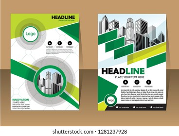 Business abstract vector template Brochure design cover modern layout annual report
poster flyer in A4 with colorful triangles geometric shapes for tech science market with light background