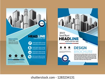 Business abstract vector template Brochure design cover modern layout annual report
poster flyer in A4 with colorful triangles geometric shapes for tech science market with light background