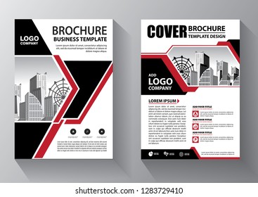 Business abstract vector template. Brochure design, cover modern layout, annual report, poster, flyer in A4 with colorful triangles, geometric shapes for tech, science, market with light background