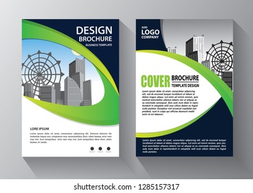 Business abstract vector template. Brochure design, cover modern layout, annual report, poster, flyer in A4 with colorful triangles, geometric shapes for tech, science, market with light background