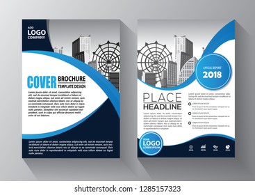 Business abstract vector template. Brochure design, cover modern layout, annual report, poster, flyer in A4 with colorful triangles, geometric shapes for tech, science, market with light background