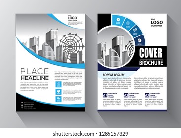 Business abstract vector template. Brochure design, cover modern layout, annual report, poster, flyer in A4 with colorful triangles, geometric shapes for tech, science, market with light background