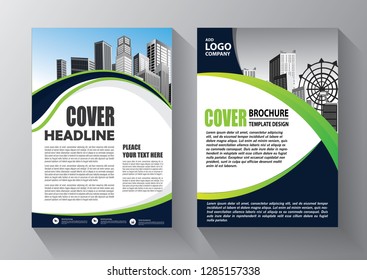 Business abstract vector template. Brochure design, cover modern layout, annual report, poster, flyer in A4 with colorful triangles, geometric shapes for tech, science, market with light background