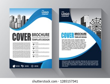 Business abstract vector template. Brochure design, cover modern layout, annual report, poster, flyer in A4 with colorful triangles, geometric shapes for tech, science, market with light background