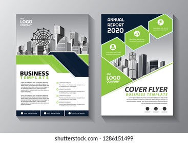 Business abstract vector template. Brochure design, cover modern layout, annual report, poster, flyer in A4 with colorful triangles, geometric shapes for tech, science, market with light background