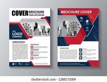 Business abstract vector template. Brochure design, cover modern layout, annual report, poster, flyer in A4 with colorful triangles, geometric shapes for tech, science, market with light background