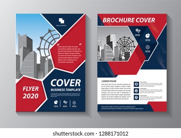 Business abstract vector template. Brochure design, cover modern layout, annual report, poster, flyer in A4 with colorful triangles, geometric shapes for tech, science, market with light background