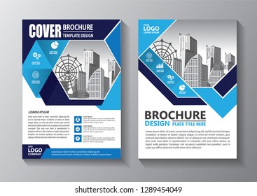 Template Vector Design Brochure Annual Report Stock Vector (Royalty ...