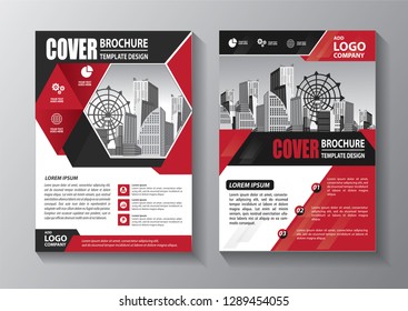 
Business abstract vector template. Brochure design, cover modern layout, annual report, poster, flyer in A4 with colorful triangles, geometric shapes for tech, science, market with light background