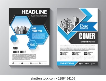 
Business abstract vector template. Brochure design, cover modern layout, annual report, poster, flyer in A4 with colorful triangles, geometric shapes for tech, science, market with light background