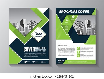 
Business abstract vector template. Brochure design, cover modern layout, annual report, poster, flyer in A4 with colorful triangles, geometric shapes for tech, science, market with light background