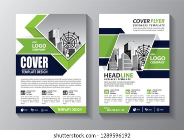 
Business abstract vector template. Brochure design, cover modern layout, annual report, poster, flyer in A4 with colorful triangles, geometric shapes for tech, science, market with light background