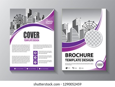 Business abstract vector template. Brochure design, cover modern layout, annual report, poster, flyer in A4 with colorful triangles, geometric shapes for tech, science, market with light background