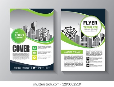 Business abstract vector template. Brochure design, cover modern layout, annual report, poster, flyer in A4 with colorful triangles, geometric shapes for tech, science, market with light background