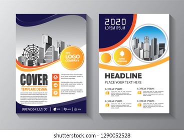Business abstract vector template. Brochure design, cover modern layout, annual report, poster, flyer in A4 with colorful triangles, geometric shapes for tech, science, market with light background