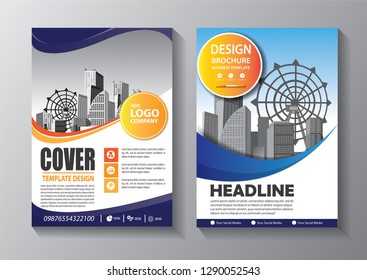 Business abstract vector template. Brochure design, cover modern layout, annual report, poster, flyer in A4 with colorful triangles, geometric shapes for tech, science, market with light background