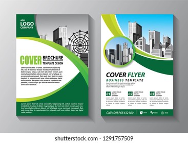 Business abstract vector template. Brochure design, cover modern layout, annual report, poster, flyer in A4 with colorful triangles, geometric shapes for tech, science, market with light background