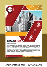 Business abstract vector template Brochure design cover modern layout annual report
poster flyer in A4 with colorful triangles geometric shapes for tech science market with light background