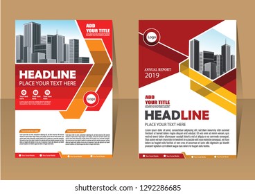 Business abstract vector template Brochure design cover modern layout annual report
poster flyer in A4 with colorful triangles geometric shapes for tech science market with light background