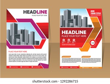 Business abstract vector template Brochure design cover modern layout annual report
poster flyer in A4 with colorful triangles geometric shapes for tech science market with light background