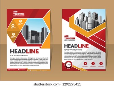 Business abstract vector template Brochure design cover modern layout annual report
poster flyer in A4 with colorful triangles geometric shapes for tech science market with light background