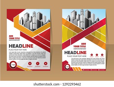 Business abstract vector template Brochure design cover modern layout annual report
poster flyer in A4 with colorful triangles geometric shapes for tech science market with light background
