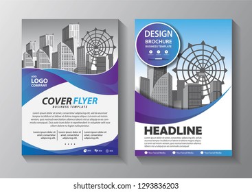 Business abstract vector template. Brochure design, cover modern layout, annual report, poster, flyer in A4 with colorful triangles, geometric shapes for tech, science, market with light background