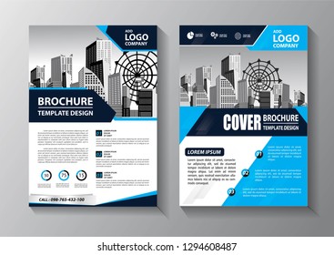 Business abstract vector template. Brochure design, cover modern layout, annual report, poster, flyer in A4 with colorful triangles, geometric shapes for tech, science, market with light background