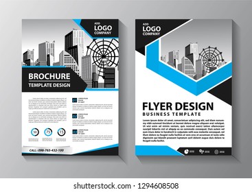 Business abstract vector template. Brochure design, cover modern layout, annual report, poster, flyer in A4 with colorful triangles, geometric shapes for tech, science, market with light background