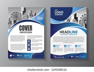 Business abstract vector template. Brochure design, cover modern layout, annual report, poster, flyer in A4 with colorful triangles, geometric shapes for tech, science, market with light background