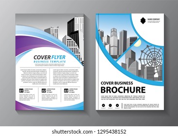 Business abstract vector template. Brochure design, cover modern layout, annual report, poster, flyer in A4 with colorful triangles, geometric shapes for tech, science, market with light background