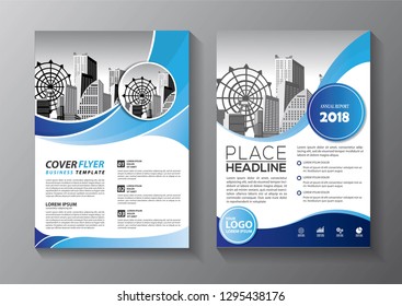 Business abstract vector template. Brochure design, cover modern layout, annual report, poster, flyer in A4 with colorful triangles, geometric shapes for tech, science, market with light background