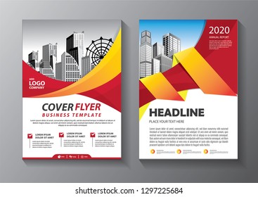 Business abstract vector template. Brochure design, cover modern layout, annual report, poster, flyer in A4 with colorful, geometric shapes for tech, science, market with light background