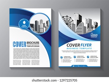 Business abstract vector template. Brochure design, cover modern layout, annual report, poster, flyer in A4 with colorful, geometric shapes for tech, science, market with light background