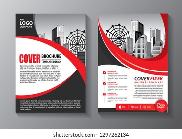 Business abstract vector template. Brochure design, cover modern layout, annual report, poster, flyer in A4 with colorful, geometric shapes for tech, science, market with light background