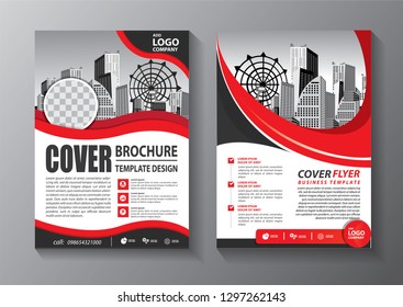 Business abstract vector template. Brochure design, cover modern layout, annual report, poster, flyer in A4 with colorful, geometric shapes for tech, science, market with light background