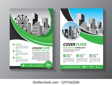Business abstract vector template. Brochure design, cover modern layout, annual report, poster, flyer in A4 with colorful, geometric shapes for tech, science, market with light background