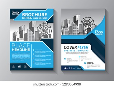 Business abstract vector template. Brochure design, cover modern layout, annual report, poster, flyer in A4 with colorful triangles, geometric shapes for tech, science, market with light background
