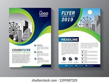 Business abstract vector template. Brochure design, cover modern layout, annual report, poster, flyer in A4 with colorful triangles, geometric shapes for tech, science, market with light background