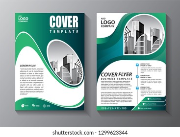 Business abstract vector template. Brochure design, cover modern layout, annual report, poster, flyer in A4 with colorful triangles, geometric shapes for tech, science, market with light background