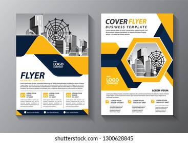 Business abstract vector template. Brochure design, cover modern layout, annual report, poster, flyer in A4 with colorful triangles, geometric shapes for tech, science, market with light background