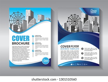 Business abstract vector template. Brochure design, cover modern layout, annual report, poster, flyer in A4 with colorful triangles, geometric shapes for tech, science, market with light background