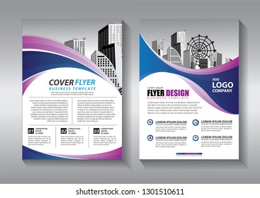 Business abstract vector template. Brochure design, cover modern layout, annual report, poster, flyer in A4 with colorful triangles, geometric shapes for tech, science, market with light background