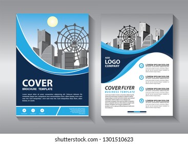 Business abstract vector template. Brochure design, cover modern layout, annual report, poster, flyer in A4 with colorful triangles, geometric shapes for tech, science, market with light background