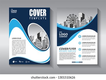 Business abstract vector template. Brochure design, cover modern layout, annual report, poster, flyer in A4 with colorful triangles, geometric shapes for tech, science, market with light background
