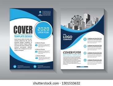 Business abstract vector template. Brochure design, cover modern layout, annual report, poster, flyer in A4 with colorful triangles, geometric shapes for tech, science, market with light background